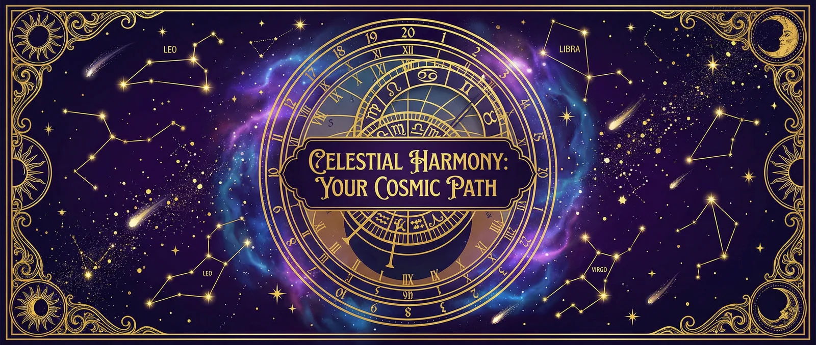 星空占星塔罗风主视觉 - 星象彩运占星馆 - 加拿大pc